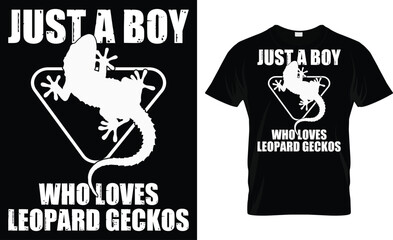 Just A Boy Who Loves Leopard Geckos