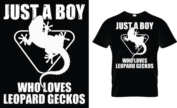 Just A Boy Who Loves Leopard Geckos