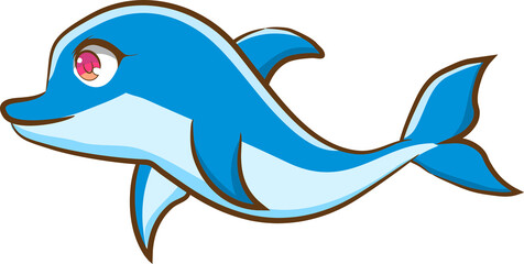 Dolphin png graphic clipart design