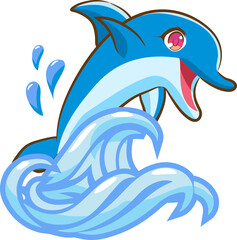 Dolphin png graphic clipart design
