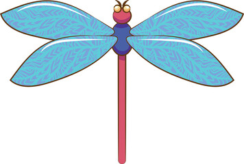 Dragonfly png graphic clipart design