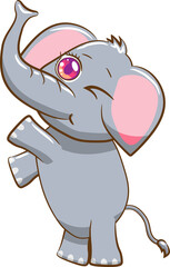 Elephant png graphic clipart design