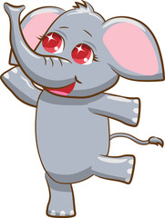 Elephant png graphic clipart design