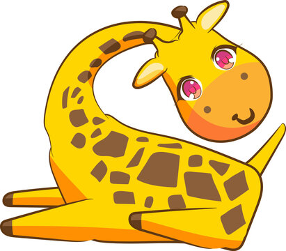 Giraffe png graphic clipart design