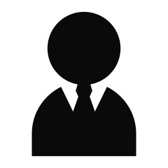 Business simple icon person icon