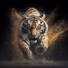 Obraz premium tiger with Generative AI