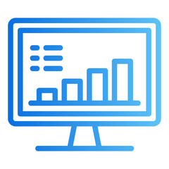 growth gradient icon