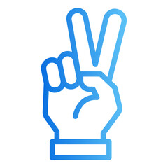 victory gradient icon