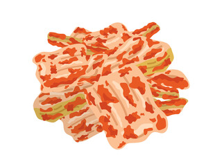 キムチの漬物のイラスト