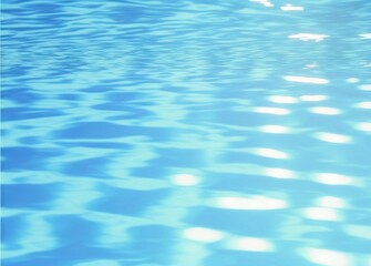 translucent blue water with Generative AI