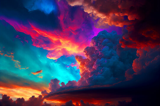 Colorful sky