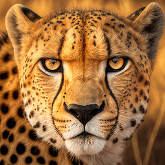 portrait of a cheetah