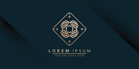 Luxury Lotus Flower Beauty Spa Logo Design