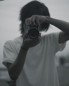 Black and white picture with fujifilm camera.