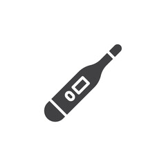Digital thermometer vector icon