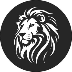 Unleash the power of your brand with a minimalistic lion head logo. © LoFi J.