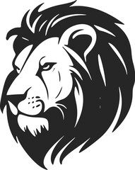 Add elegance and strength to your brand with a clean and minimal lion head logo.
