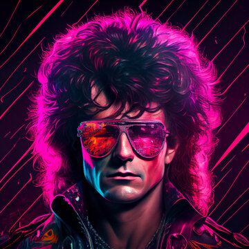 1980s Glam Rockers, AI
