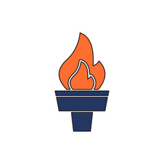 trophy icon vector. trophy icon vector illustration