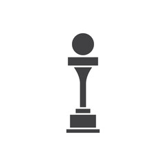 trophy icon vector. trophy icon vector illustration