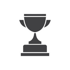 trophy icon vector. trophy icon vector illustration