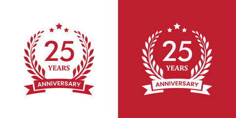 anniversary celebration logo. anniversary vector illustration