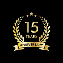 anniversary celebration logo. anniversary vector illustration