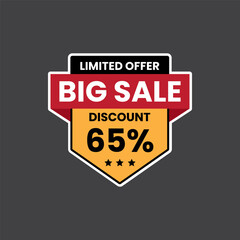 sale tag vector badge. sale tag vector illustration