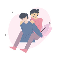 Valentines Day concept isolated person situations. Collection of scenes with people celebrating romantic holiday, couples on date, love relationship. Mega set. Vector illustration in flat design	