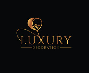 Luxury Balloon Decoration Logo Design Template © logomills