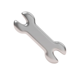 Wrench tools construction hardware fix repair equipment 3d icon mockup illustration