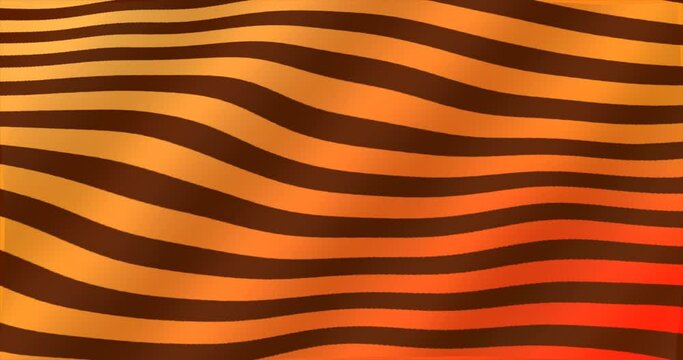 orange red wave background animation