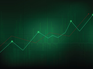 Naklejka premium Statistics and stock market data design