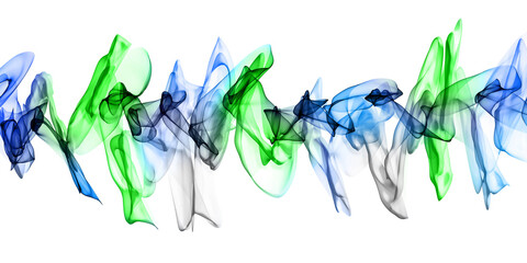 Green and blue abstract background