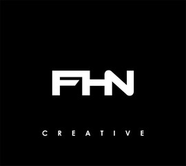 FHN Letter Initial Logo Design Template Vector Illustration
