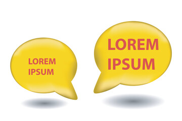 3d vector realistic bubbles spech mega offer sale 3d Illustration with megaphone and element design 