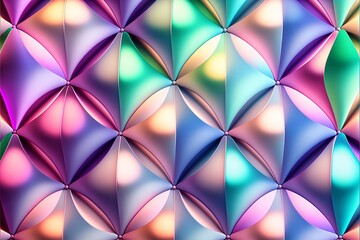 abstract chrome geometric background