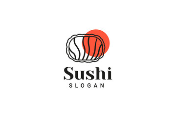 Sushi Logo Japanese Food Restaurant Design Inspiration Template