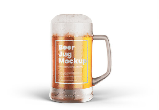 Beer Jug Mockup Template