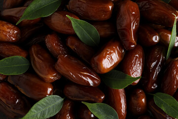 Concept of sweet and tasty food, dates