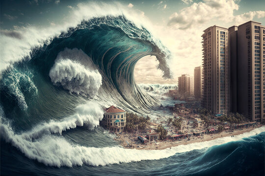 Tsunami City Images – Browse 8,016 Stock Photos, Vectors, and Video | Adobe  Stock