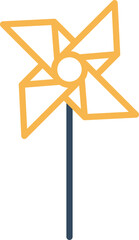 Pinwheel Vector Icon
