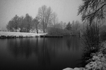 Winterlandschaft Rhön- Der Guckaisee im Winterkleid 6
