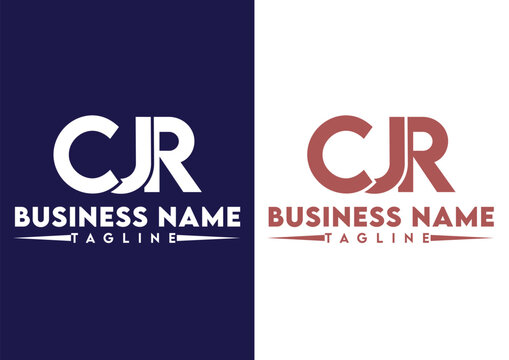 Letter CJR logo design vector template, CJR logo