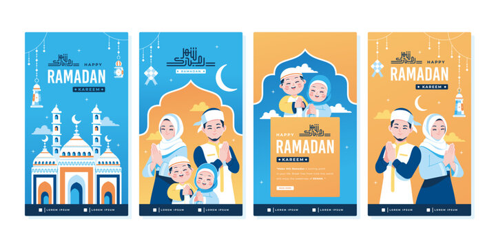 Beautiful Ramadan Kareem Instagram Story Template