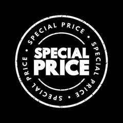 Fototapeta premium Special Price text stamp, concept background