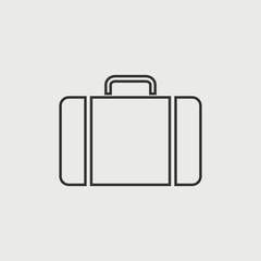 case vector solid art icon isolated on white background.  filled symbol in a simple flat trendy modern style for your website design, logo, and mobile app