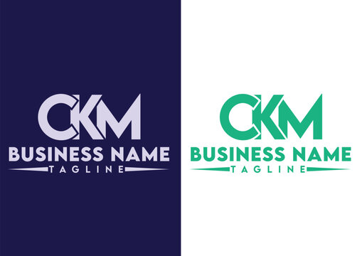 Letter CKM logo design vector template, CKM logo