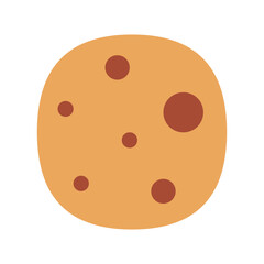 Cookie logo design. Cookie vector on white background.