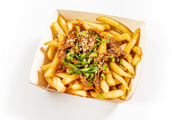 french fries in the box